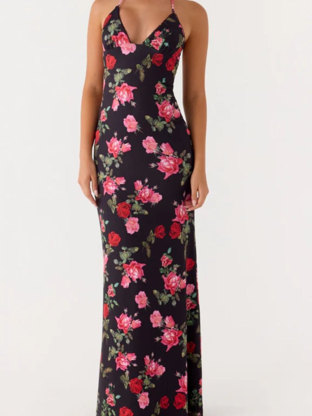 Peppermayo Lorrieanne Maxi Dress Midnight Bloom US 8 NWT